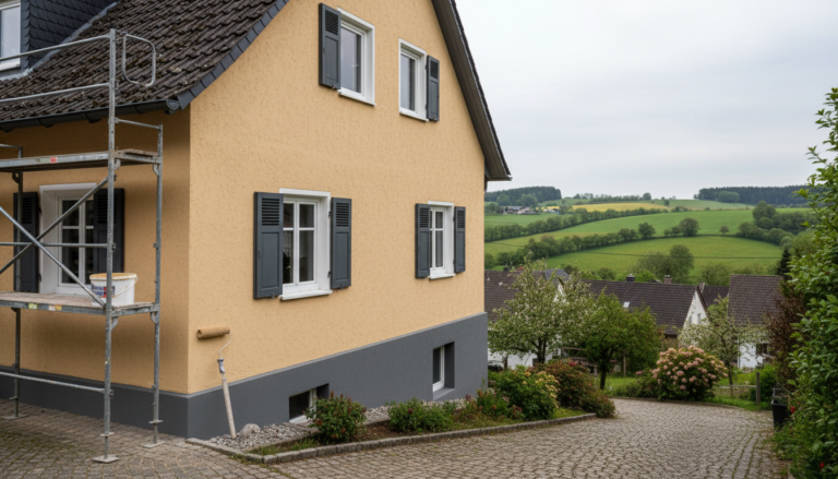 Fassade streichen im Knüll — Planung, Material und der richtige Zeitpunkt