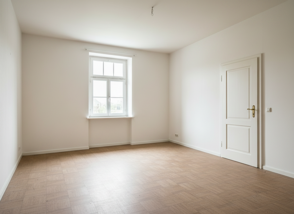 Wohnzimmer in Knüllwald nach der Renovierung — Maler Lauer